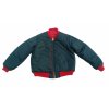 Bunda bomber MA1 red black oboustranná s výšivkou