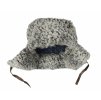 Čepice Ushanka přírodní kůže astrachán hnědá SSSR (Rusko,CCCP) originál