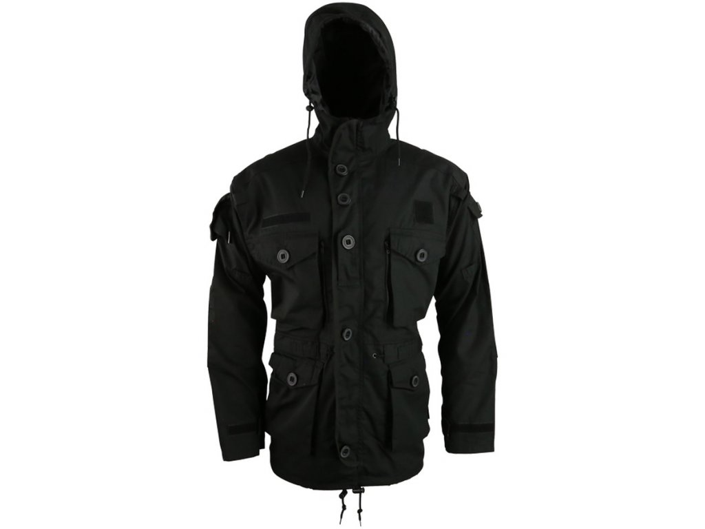 Bunda bojová SAS Assault Smock Jacket Black Kombat® Tactical