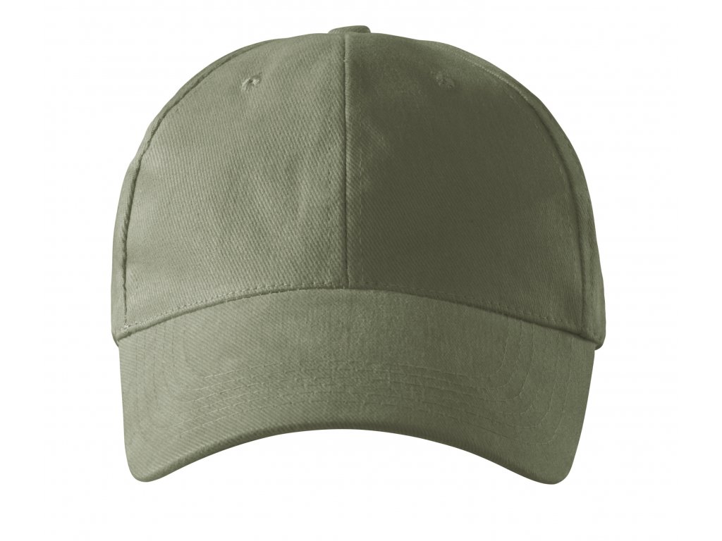 Čepice kšiltovka oliv bavlna nastavitelná