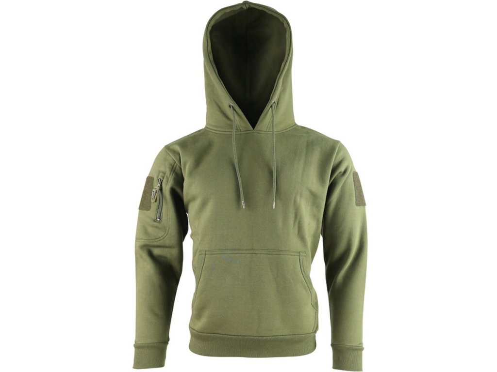 Taktická mikina s kapucí Olive Green Velcro Kombat® Tactical
