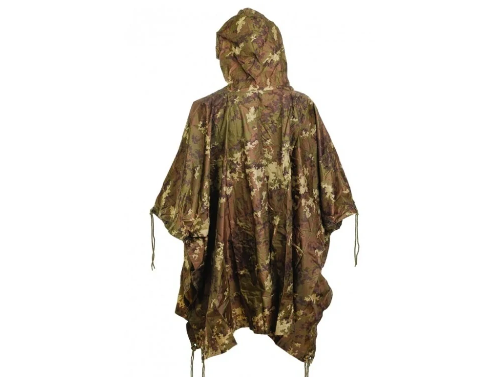 Pončo nepromokavá pláštěnka Poncho US RipStop Mil-Tec® Itálie Vegetato Camo
