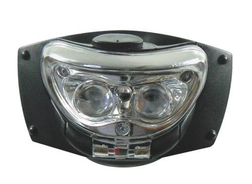 Čelová svítilna (čelovka) s červenou LED diodou