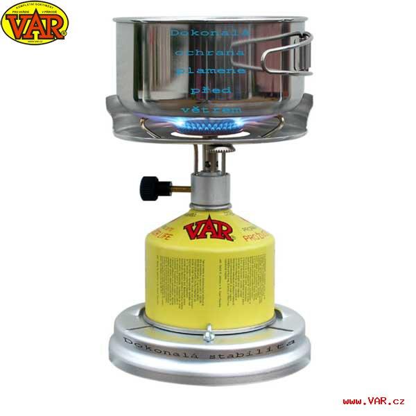 Závětří plamene pro vařič VAR
