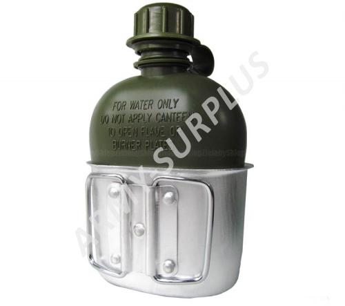 Polní láhev (čutora) US s hrnkem (pitítko) oliv TXR