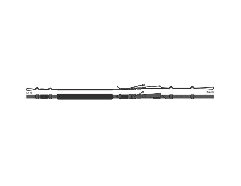VTAC popruh 5.11 Tactical s podložením Viking Tactics two-point padded sling