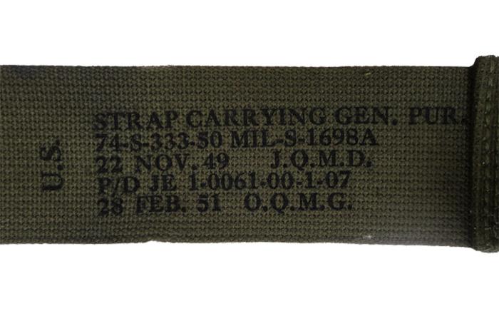 Popruh na zbraň US originál bavlna oliv