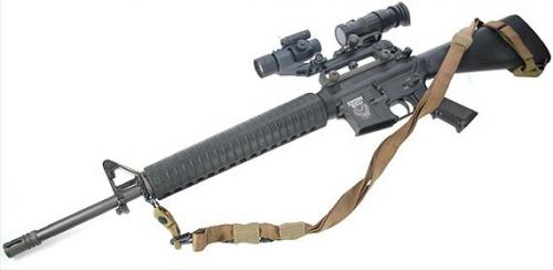 Popruh zbraňový tříbodový coyote PANTAC