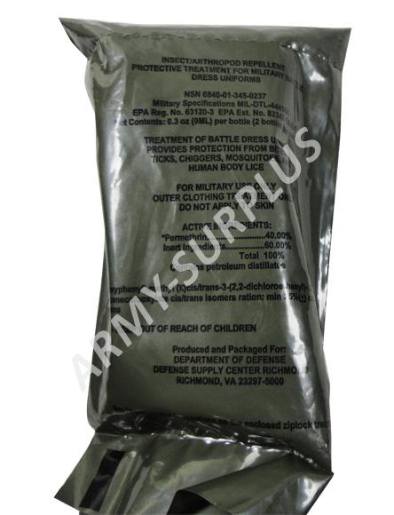 Repelent US na vojenské uniformy