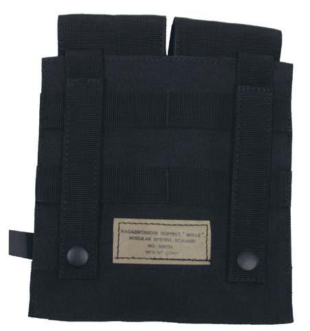 Sumka molle na zásobník dvojitá černá