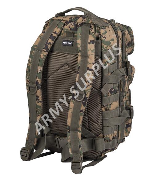 Batoh ASSAULT Pack US 20L molle Marpat digital woodland malý Miltec