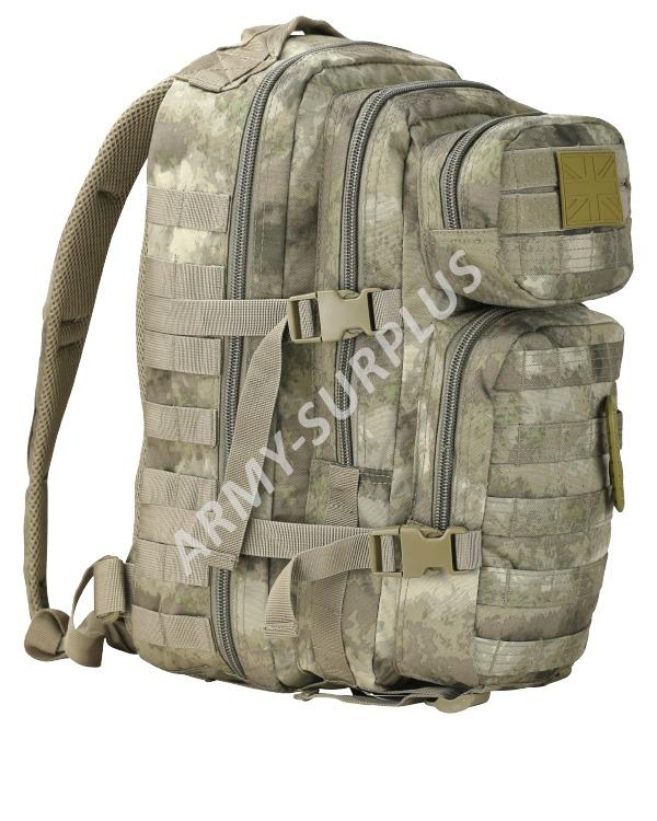 Batoh Assault molle Smudge camo (ATAC-AU) 28L Velká Británie Kombat