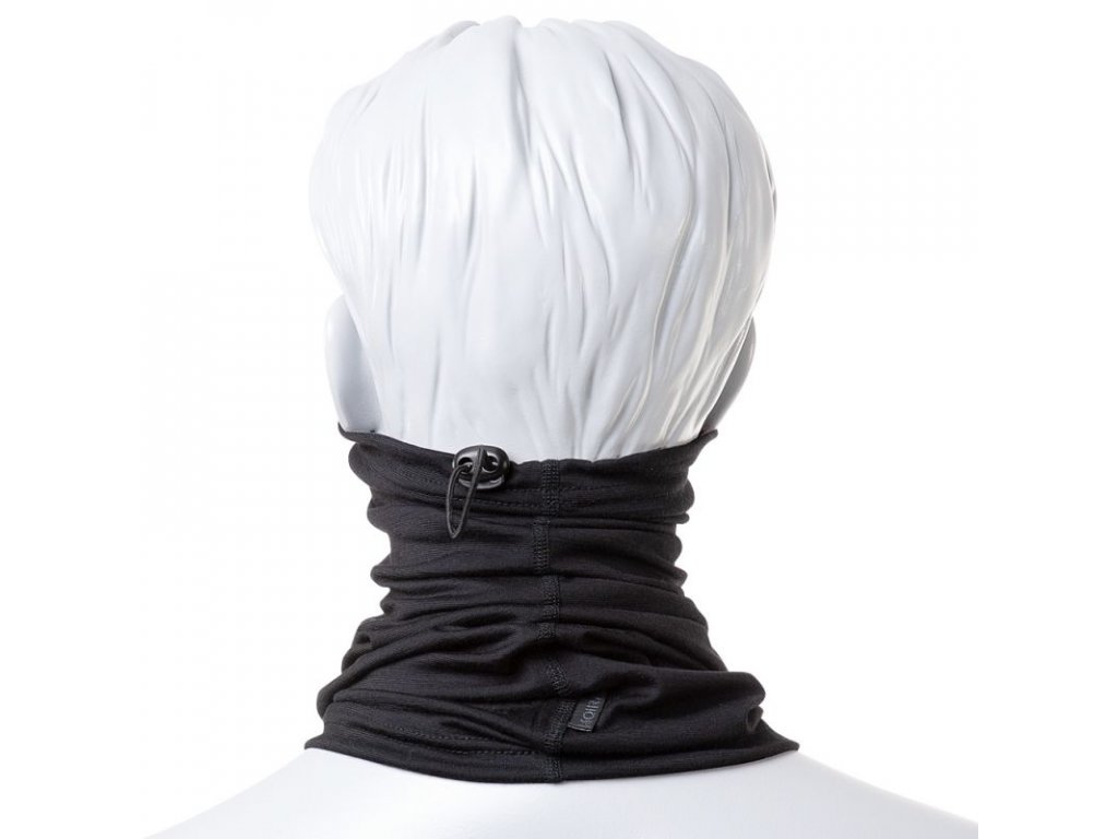 Nákrčník HTG RESP FD MOIRA MODAL s ochrannou FFP1 - FFP3 Black černý