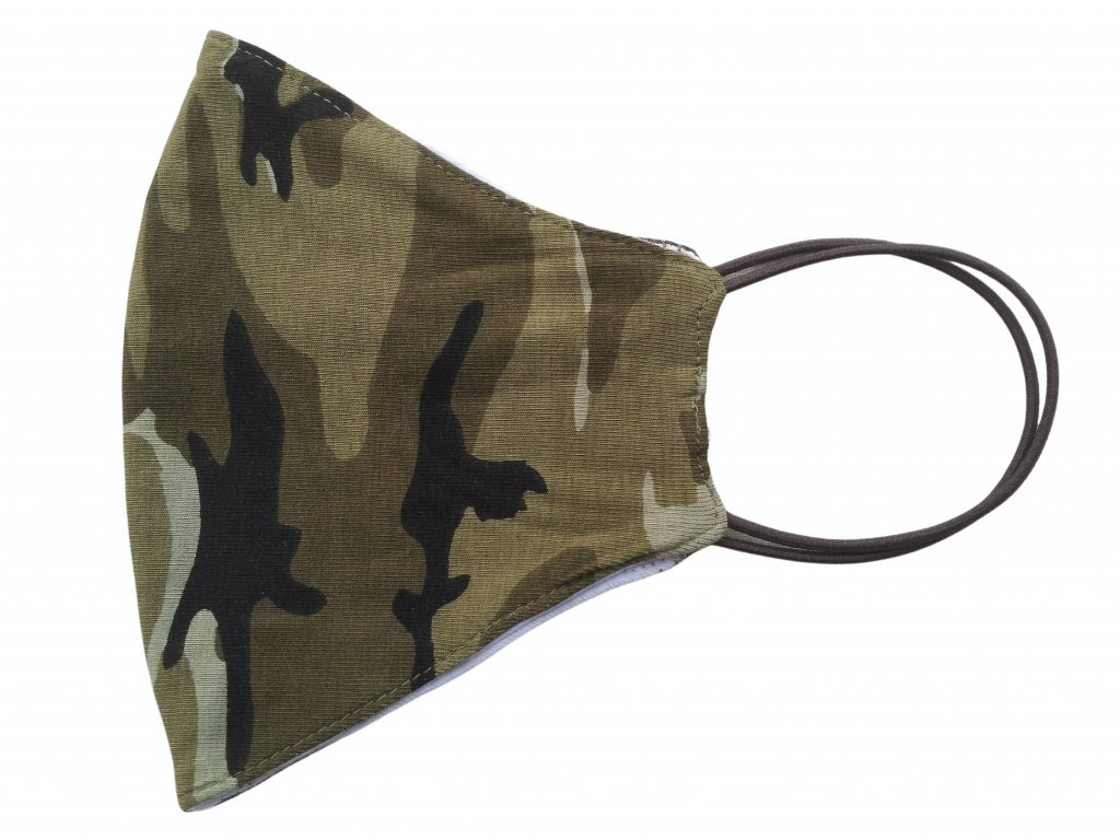 Rouška maskovaná bavlněná pratelná 