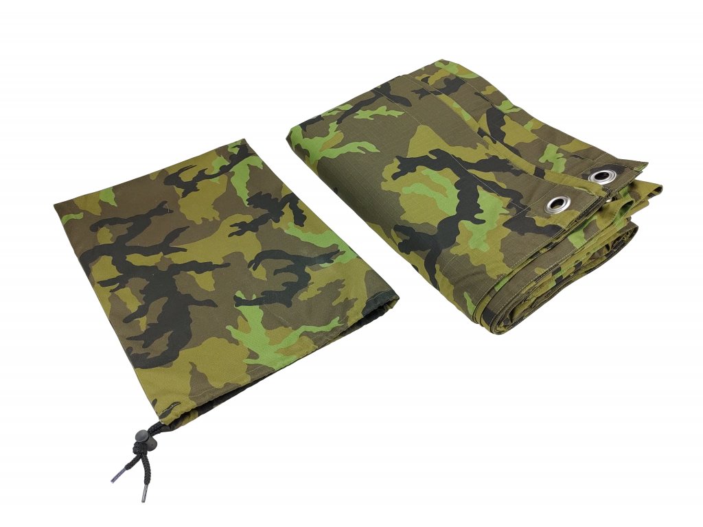 Celta plachta multifunkční přístřešek lesní potisk vz. 95 ripstop AČR 3x3m