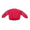 Bunda bomber MA1 red black oboustranná s výšivkou