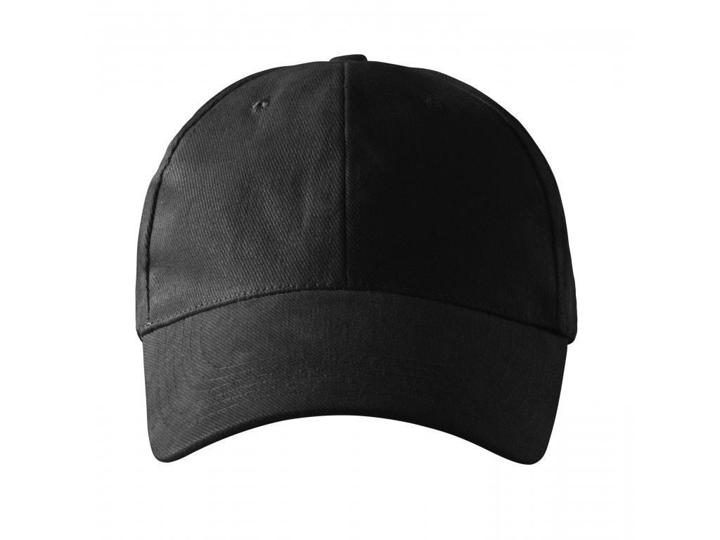 Čepice kšiltovka černá bavlna nastavitelná