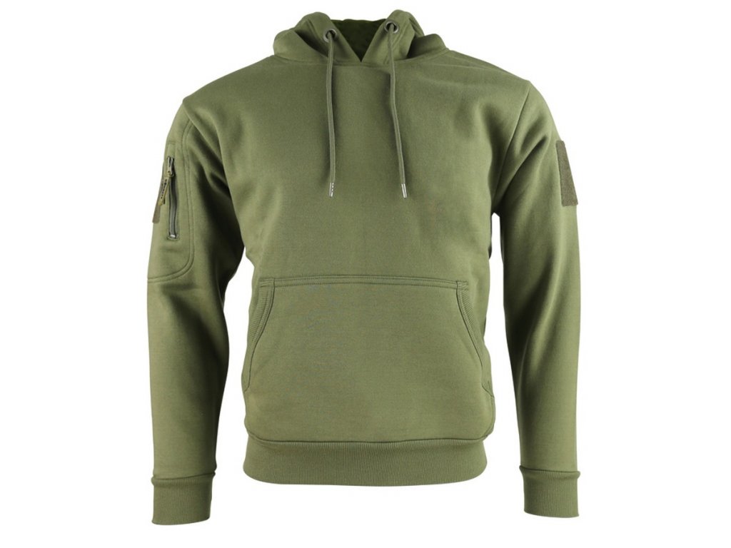 Taktická mikina s kapucí Olive Green Velcro Kombat® Tactical