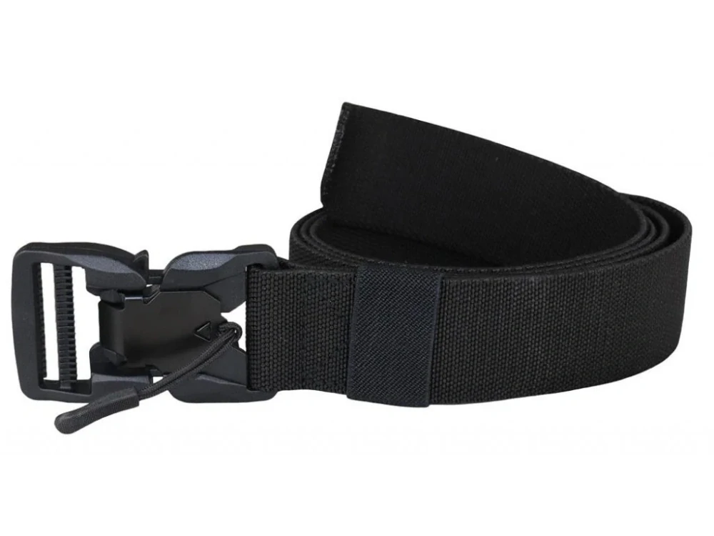 Elastický taktický opasek MTB s rychloupínací magnetickou sponou černý CMG®