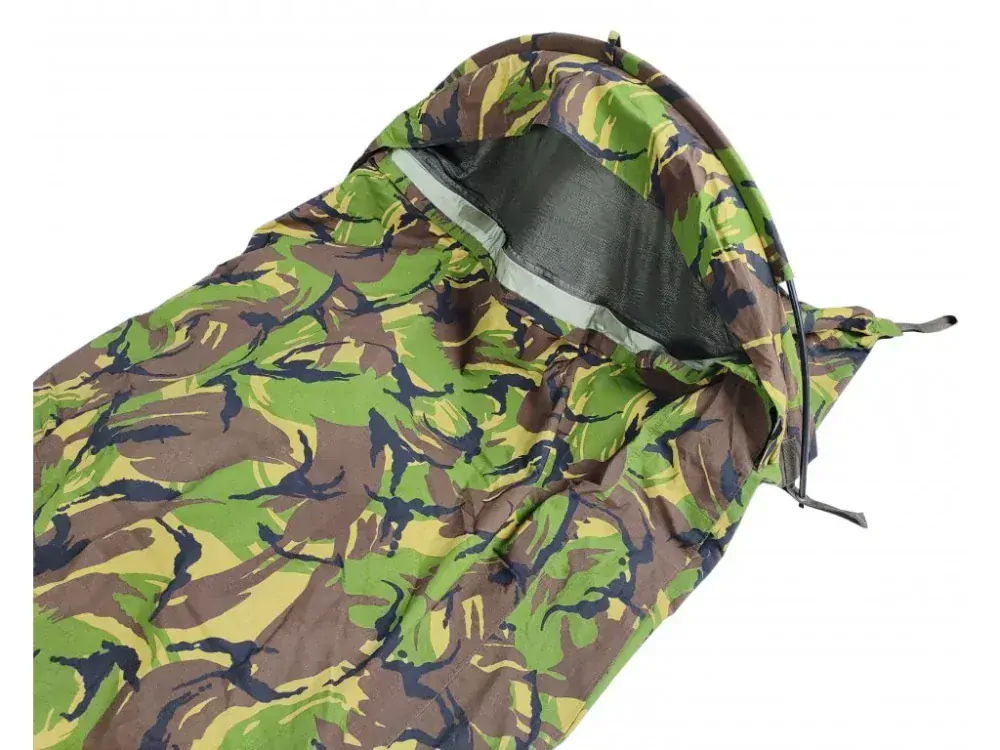 Povlak na spací pytel (spacák, žďárák, bivak) DPM camo GORE-TEX Holandsko NL bivy cover