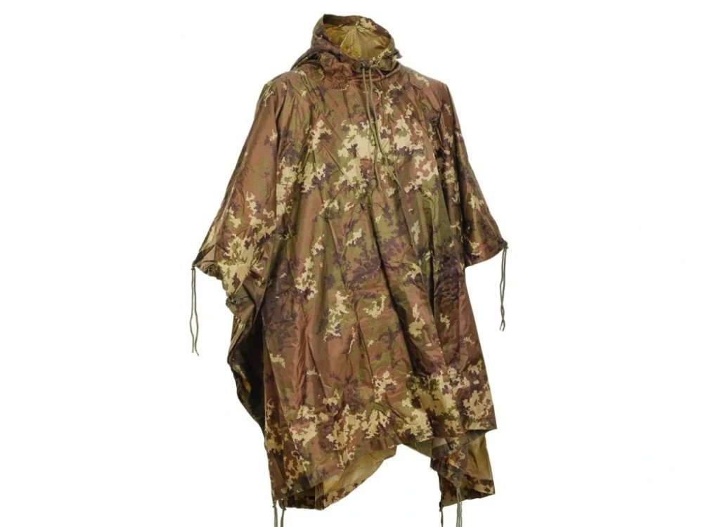 Pončo nepromokavá pláštěnka Poncho US RipStop Mil-Tec® Itálie Vegetato Camo