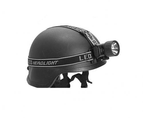 Čelová svítilna (čelovka) 3 LED +1 krypton