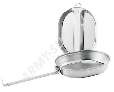 Jídelní misky (ešus) komplet set US nerez s příborem