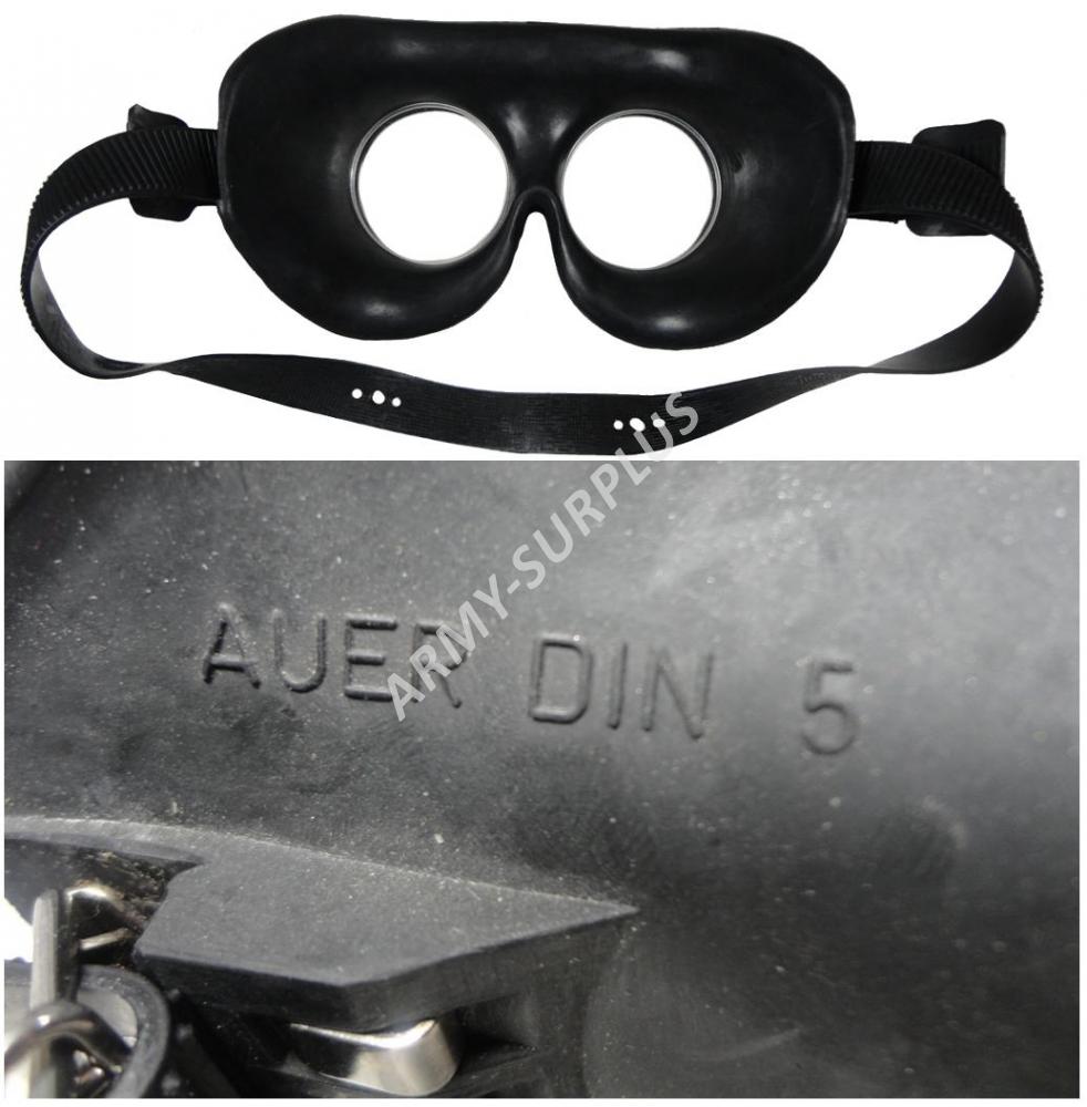 Brýle BW (Bundeswehr) proti plynu, vodě, prachu