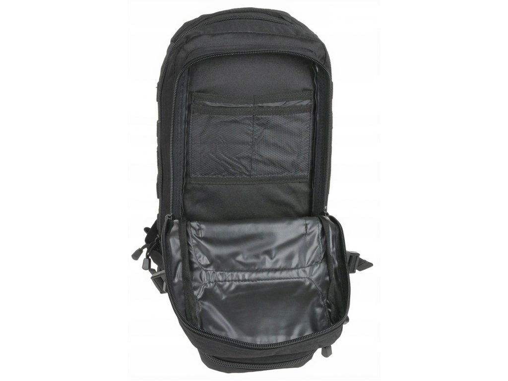 Batoh ASSAULT Pack US 20L molle černý malý Miltec