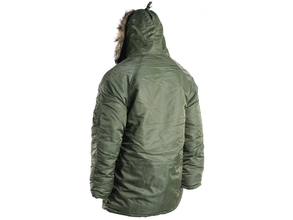 Bunda N3B aljaška Miltec oliv