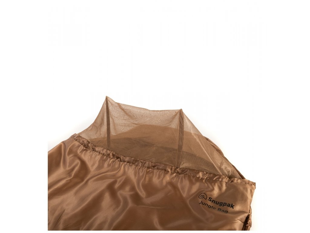 Snugpak spací pytel (spacák) 7/2 Jungle Bag s moskytiérou Coyote Tan