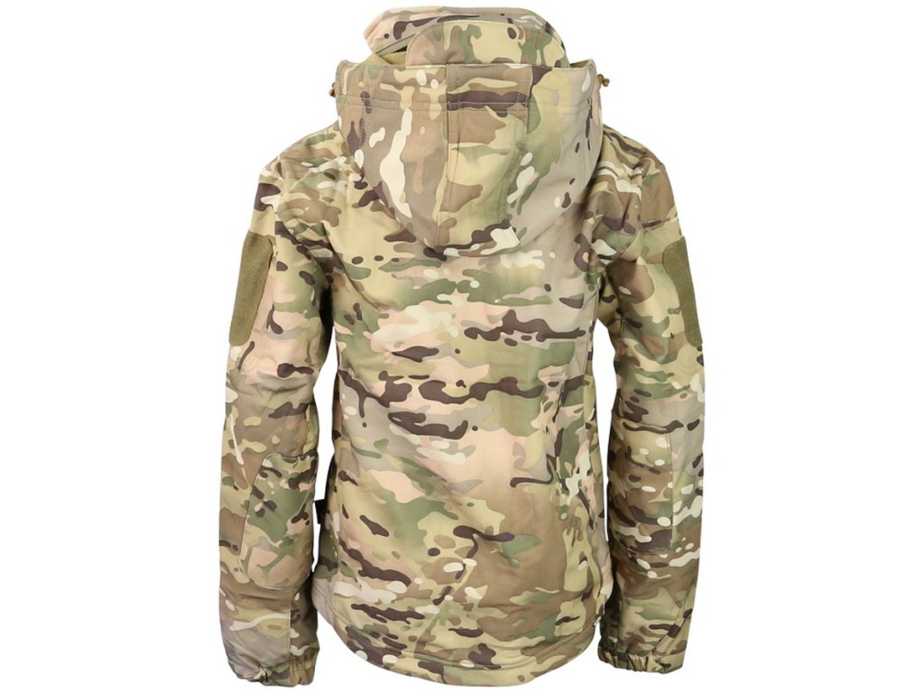 Bunda Soft Shell Patriot dětská BTP multicamo Velká Británie Kombat 