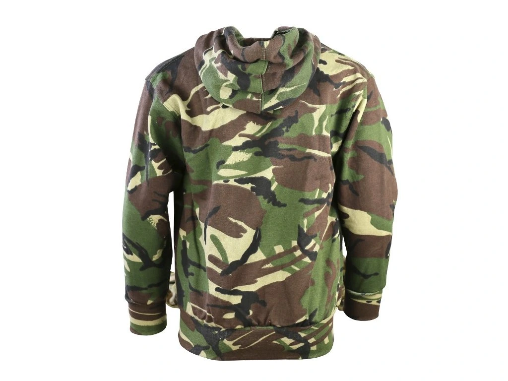 Mikina dětská fleece s kapucí DPM woodland Velká Británie Kombat
