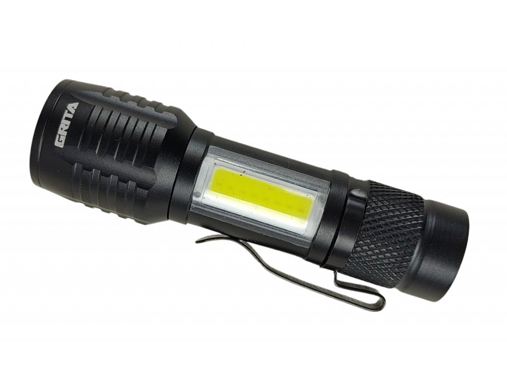 Svítilna kapesní LED ZOOM nabíjecí NAKIDA