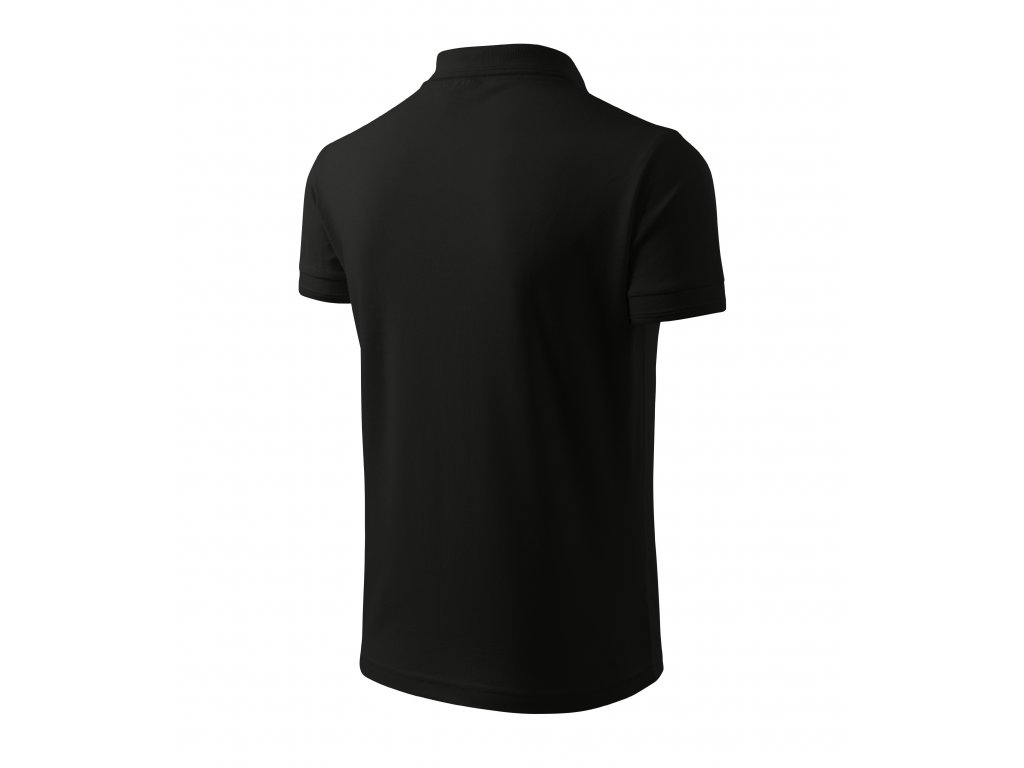 Triko Polo Pique černé polokošile 