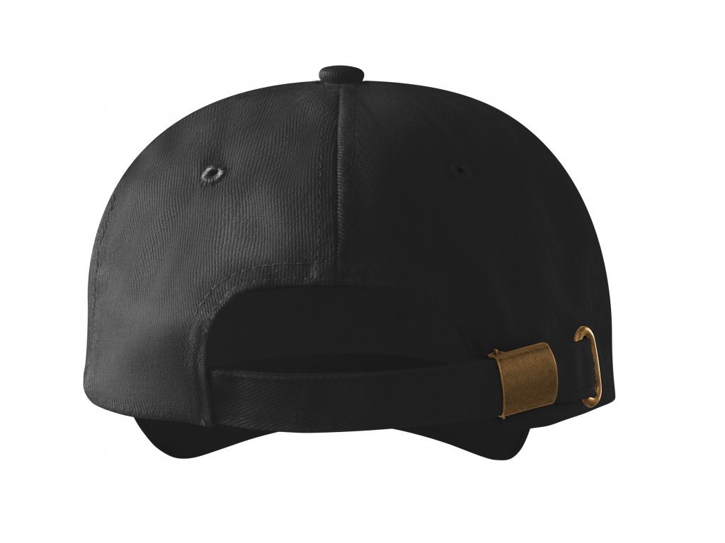 Čepice kšiltovka černá bavlna nastavitelná