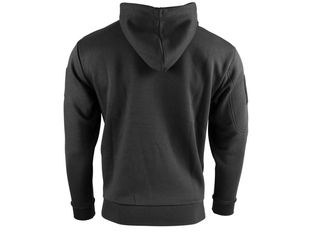 Taktická mikina s kapucí Black Velcro Kombat® Tactical 