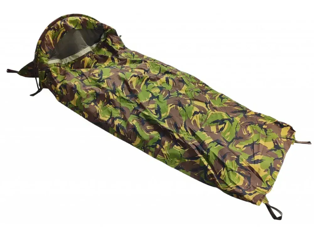 Povlak na spací pytel (spacák, žďárák, bivak) DPM camo GORE-TEX Holandsko NL bivy cover