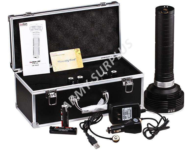 Svítilna SupBeam - X60 XM-L2 - světlomet