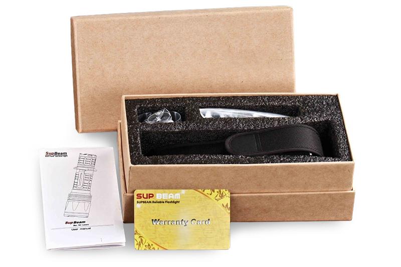 Svítilna SupBeam - T15S XM-L U3 - taktická