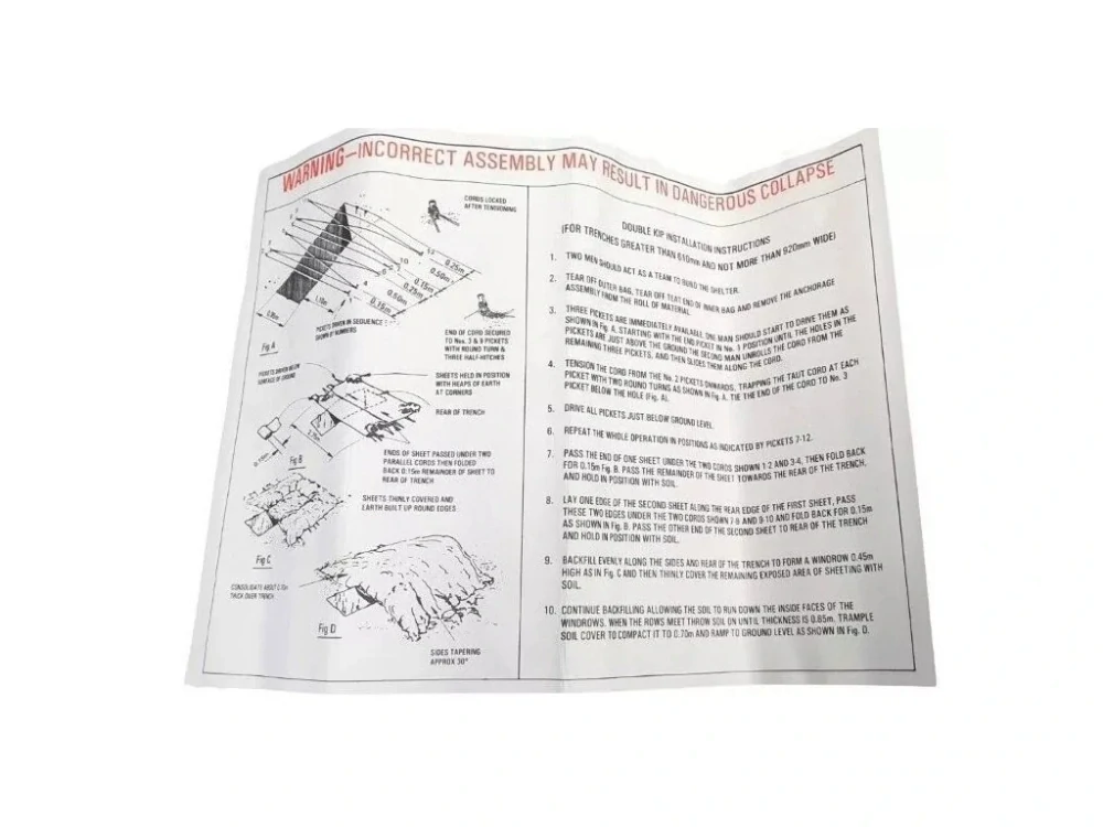 Plachta zákopová IPK zelená Velká Británie