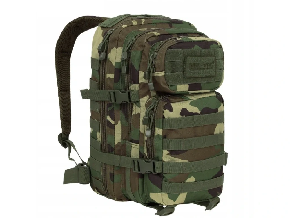 Batoh ASSAULT Pack US 20L molle woodland malý Miltec