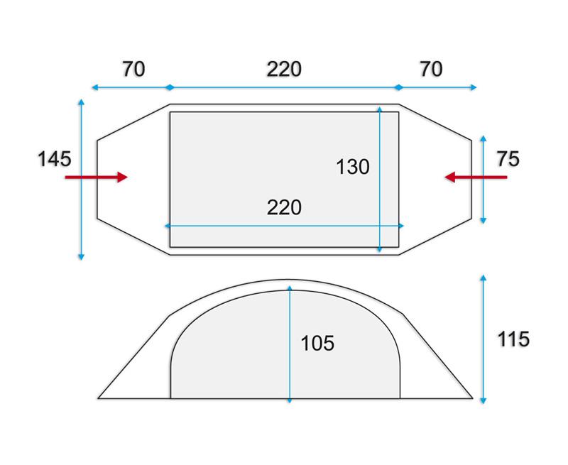 stan Loap Vende tmavě zelený