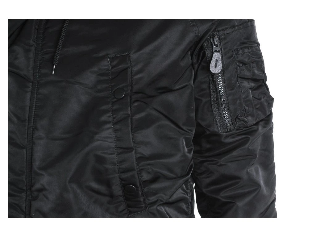 Bunda N3B černá aljaška dlouhá Miltec Basic