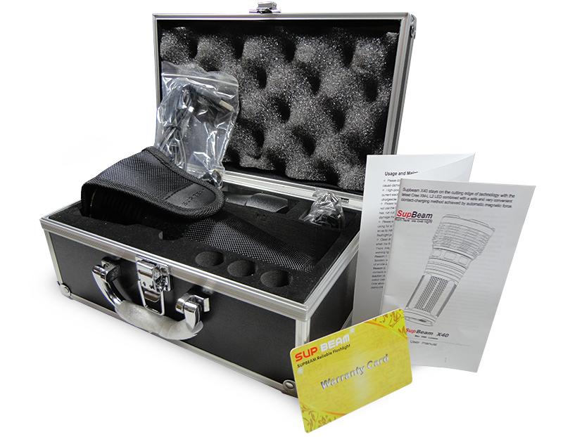 Svítilna SupBeam - X40 XM-L U3 - světlomet