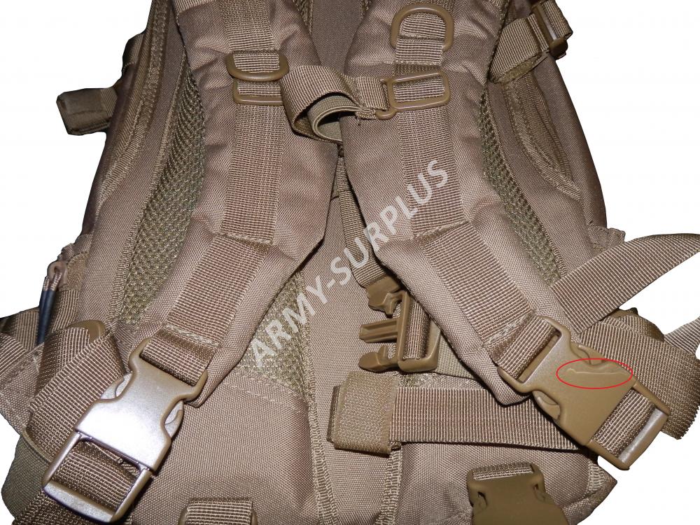 Batoh SEALS 101.INC coyote 25L (model Dragon Egg)