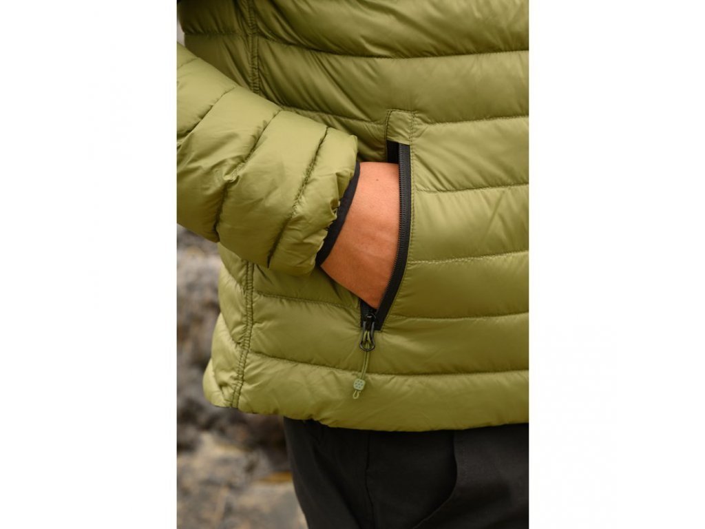 Lehká péřová oboustranná bunda Mac In a Sac® Polar Khaki/Black