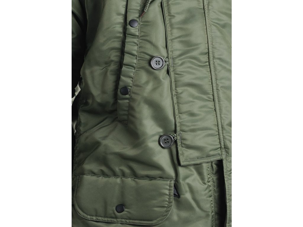 Bunda N3B aljaška Miltec oliv