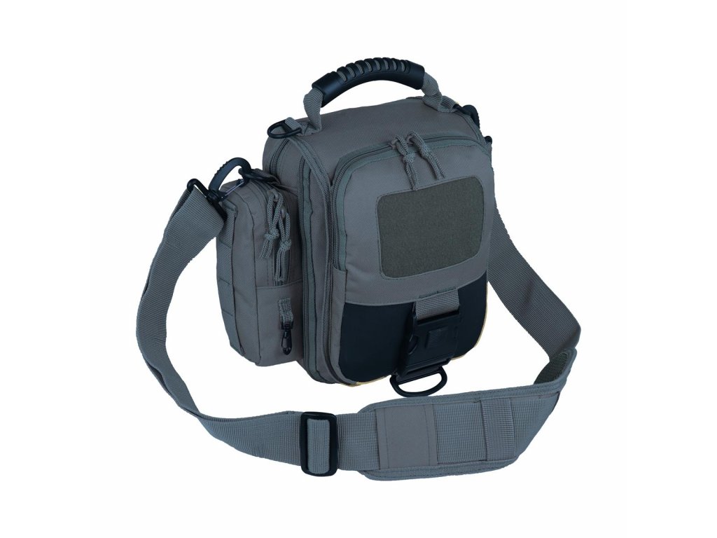 Taktická taška přes rameno INDY šedá