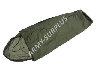 Povlak na spací pytel (spacák, žďárák, bivak) Holandsko goretex oliv použitý biv